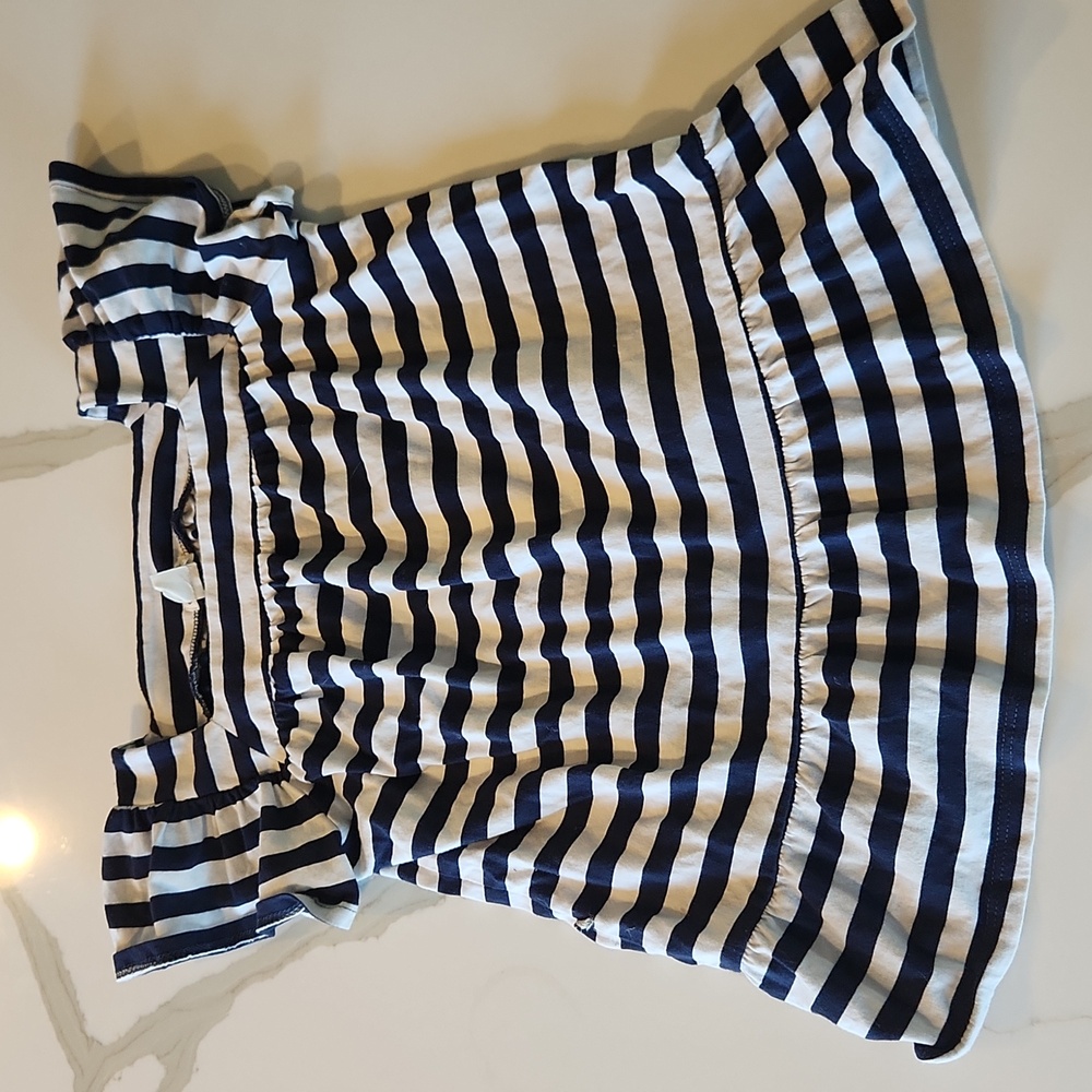 Crewcuts ruffle sleeve peplum shirt - 10